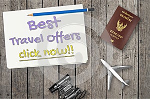 Best travel offer for travel agency banner