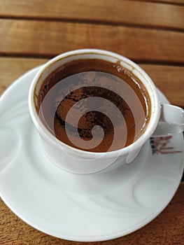 The best Turkish coffee in Istanbul. photo