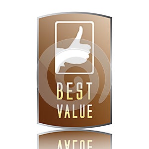 Best value label