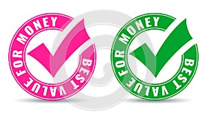 Best value for money vector icon