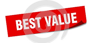 best value sticker.