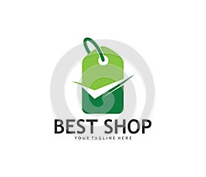 Best verified online shop vector logo design