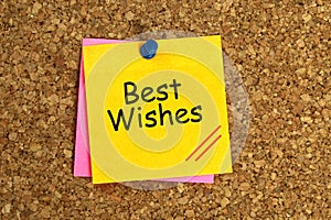 Best wishes on stick