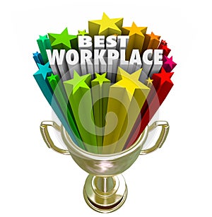 Best Workplace Employer Business Company Job Career Trophy photo