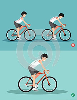 Best and worst positions for riding bike