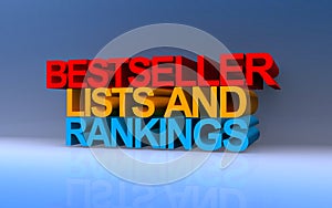 bestseller lists and rankings on blue