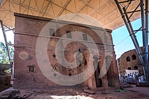 Bet Maryam Church, St. Mary Church in Lalibela, Ethiopia