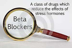 Beta Blockers Concept photo