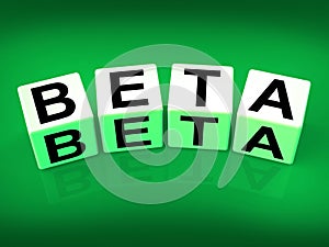 Beta Blocks Refer to Internet Development