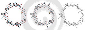 Beta-endorphin endogenous opioid peptide molecule