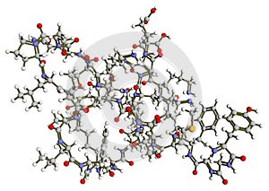 Beta-endorphin molecular structure photo