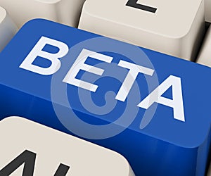 Beta Key Shows Development Or Demo Version photo