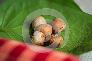 Betel Leaves With Areca Nuts For Hindu Puja Rituals