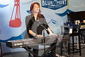 Beth Hart films a session in Brooklyn