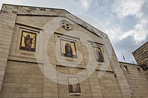 Bethany Church in commemorating the home of Mari, Martha and Lazarus, Jesus` friends as well as the tomb of Lazarus