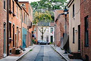 Bethel Street in Fells Point, Baltimore, Maryland