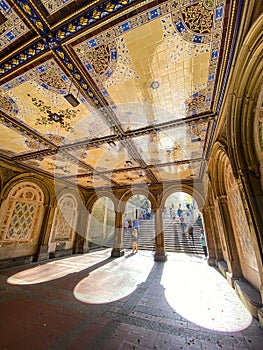 Bethesda terrace, Central park, New York city, USA