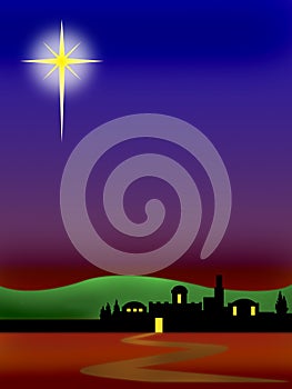 Bethlehem Christmas background