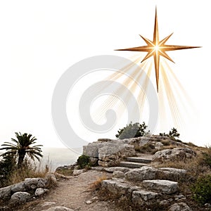Bethlehem Star Rays illustration
