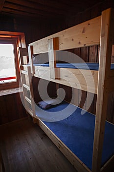 Bettelwurf hut at Karwendel mountains on Karwendel Hohenweg in Austria