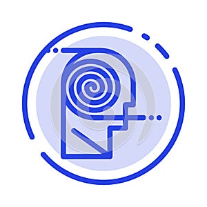Better, Comprehension, Definition, Learning, Study Blue Dotted Line Line Icon photo