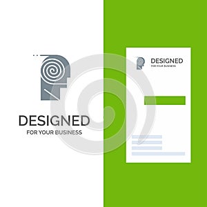 Better, Comprehension, Definition, Learning, Study Grey Logo Design and Business Card Template photo