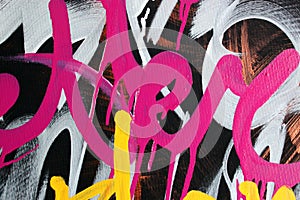 Better graffiti pink marker macro background style