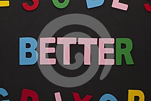 Better Spelled Wooden Letters