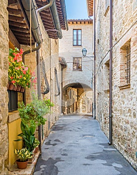 Bettona, picturesque village in the Province of Perugia. Umbria, central Italy.