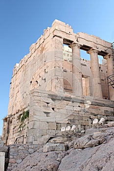 Beule Gate,late Roman fortified gate at the Athens Acropolis, Athens, Greece