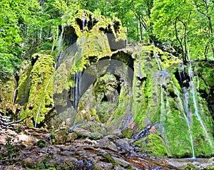 Beusnita waterfall in Romania