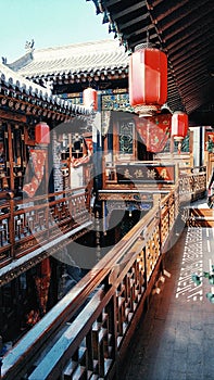 Beutiful ancient house in Pingyao. China