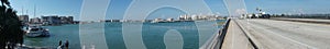 Early evening at Clearwater Beach white sands and the Gulf of Mexico photo