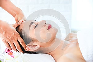 Beutiful woman with spa massage