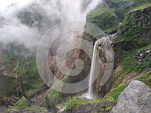 Beutifull Rinjani forest,track and waterfall