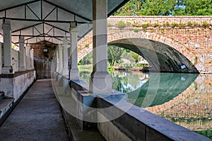 Bevagna Lavatoio sul fiume Clitunno