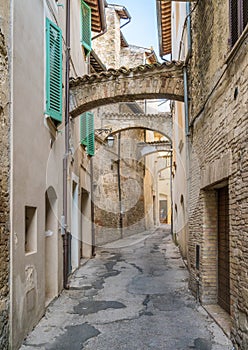 Scenic sight in Bevagna, ancient town in the Province of Perugia, Umbria, central Italy. photo