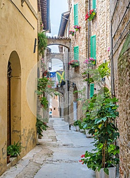 Scenic sight in Bevagna, ancient town in the Province of Perugia, Umbria, central Italy. photo