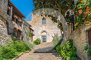 Scenic sight in Bevagna, ancient town in the Province of Perugia, Umbria, central Italy. photo