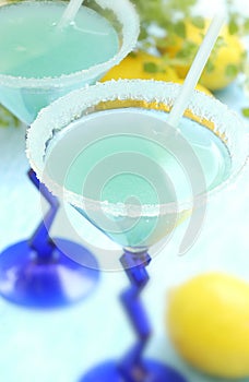 Blue Curacao cocktail