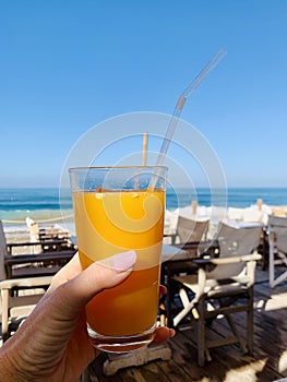 Beverage and beach background pattern chill out summer