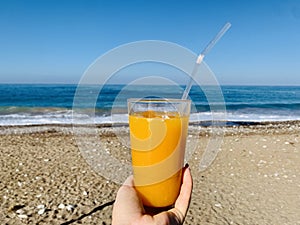 Beverage and beach background pattern chill out summer
