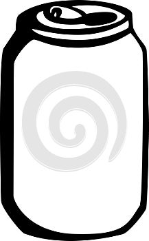 Beverage can vector illustration