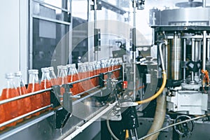 Beverage drink factory industry bottle process production line conveyor belt