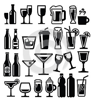 Beverages icon photo