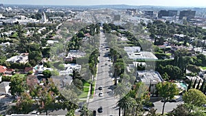 Beverly Hills at Los Angeles in California United States.