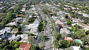 Beverly Hills at Los Angeles in California United States.