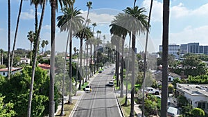 Beverly Hills at Los Angeles in California United States.