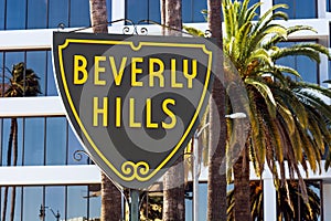 Beverly Hills sign in Los Angeles