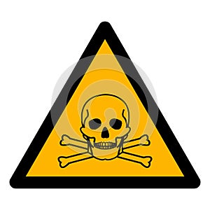 Beware Ammonia Symbol Sign Isolate On White Background,Vector Illustration EPS.10